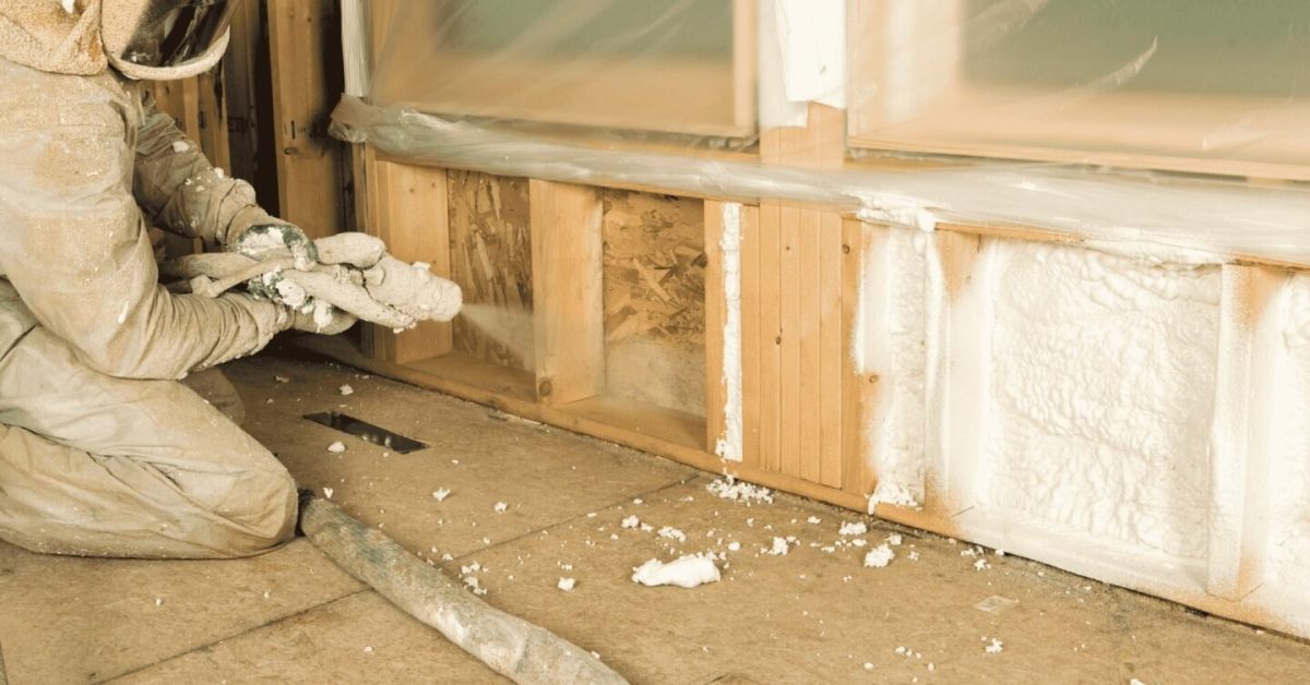 spray foam insulation process
