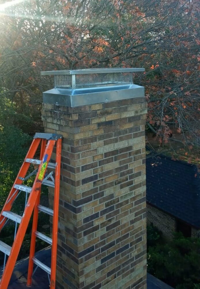after our chimney cap repairs