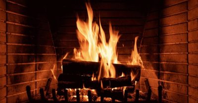 Wood-burning Fireplace needing Chimney Maintenance
