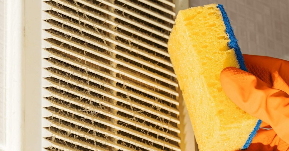AC Vent Getting Scrubbed