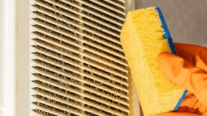 AC Vent Getting Scrubbed