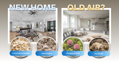 New Home, Old Air.....Time to clean your air ducts