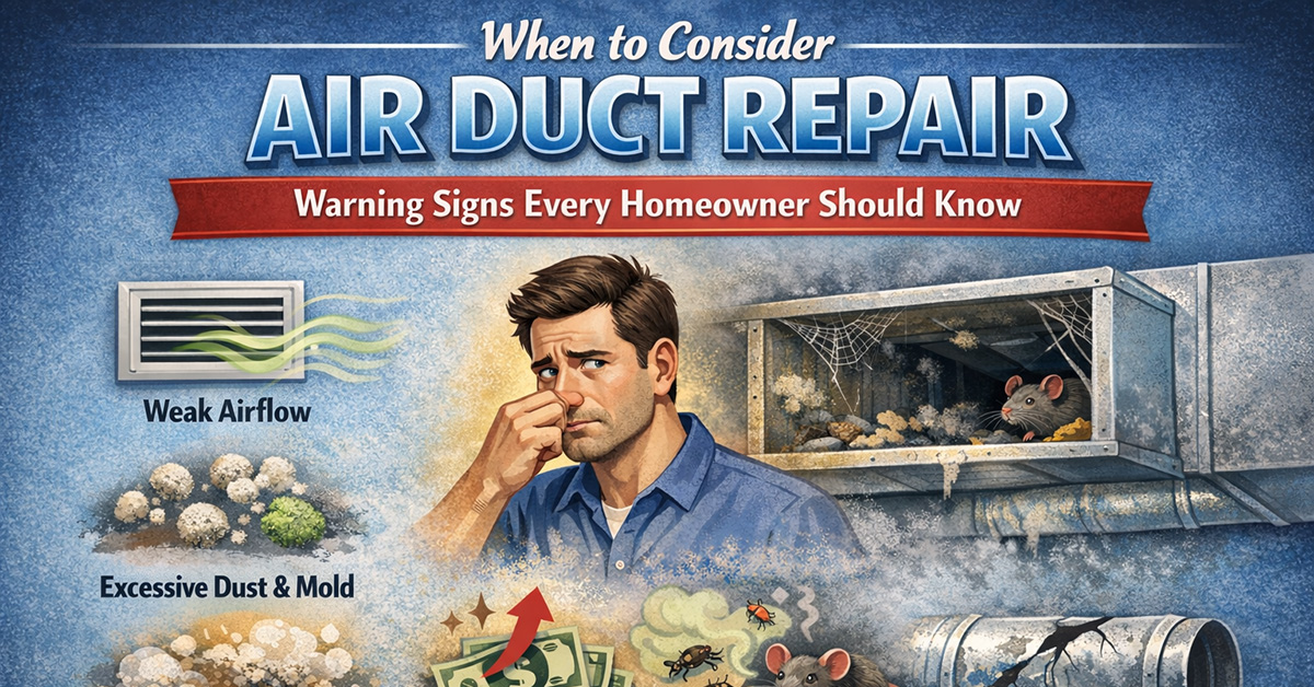When to Consider Air Duct Repair