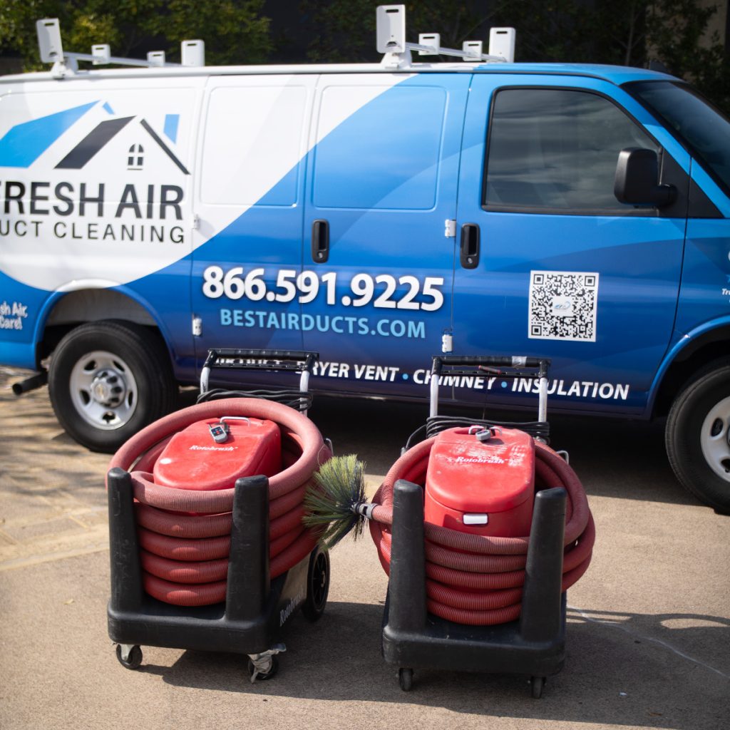 the rotobrush air duct cleaner used by Fresh Air Duct Cleaning